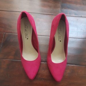 Fuscia Pink Pumps SIze 8